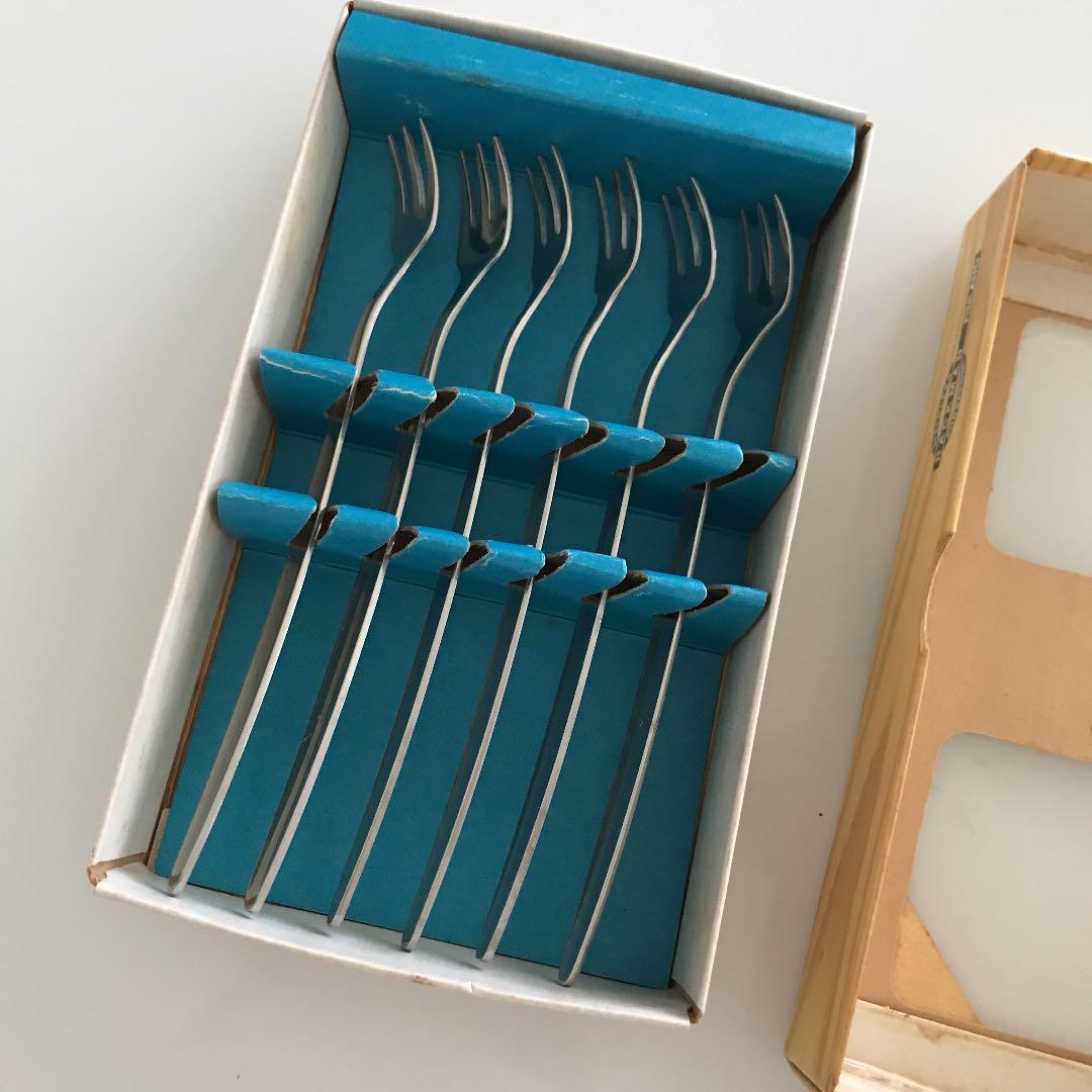 【未使用】HACKMAN Polar デザートフォーク　ヴィンテージ