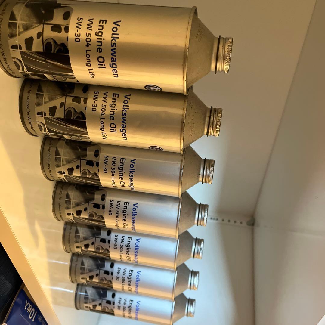 フォルクスワーゲン 純正 エンジンオイル 504ロングライフ 5W-30 7本