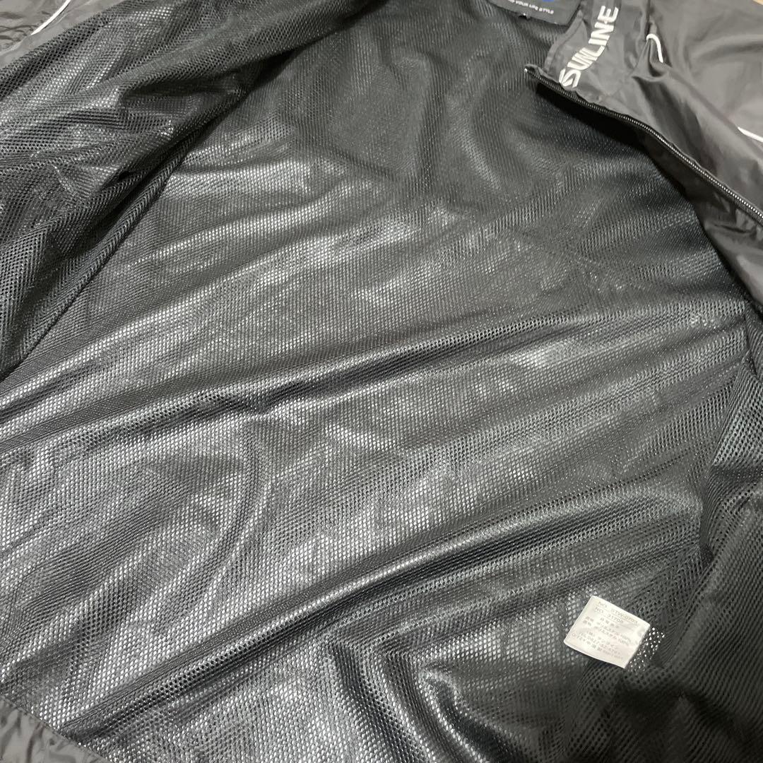 サンライン ステータス ウィンドブレーカースーツ ブラック Lサイズ