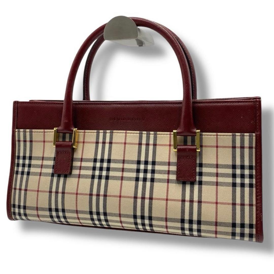 美品 BURBERRY バーバリー ノバチェック バッグ Vintage 希少