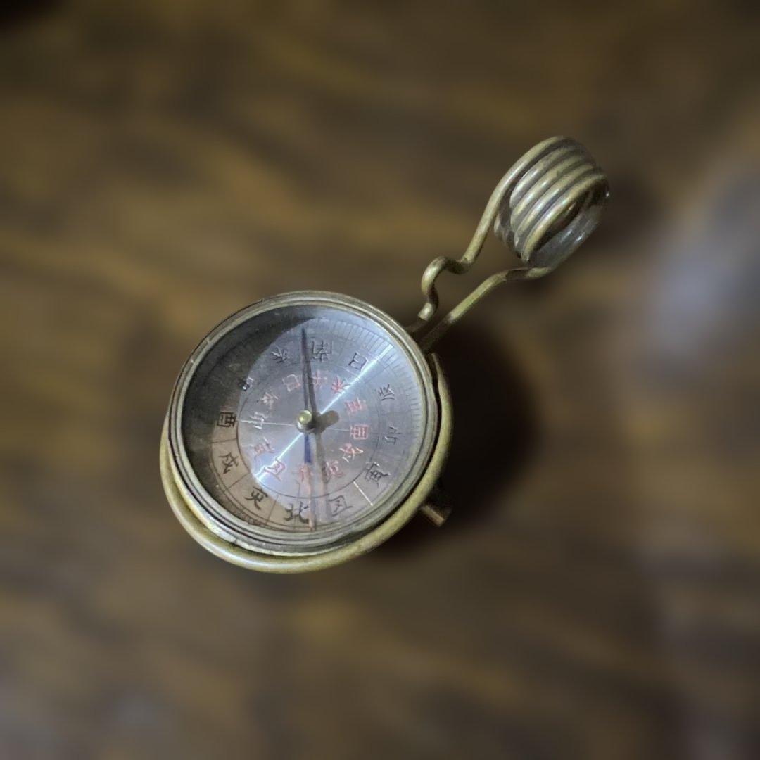 希少 明治時代～大正時代　十二支　方位磁石　コンパス