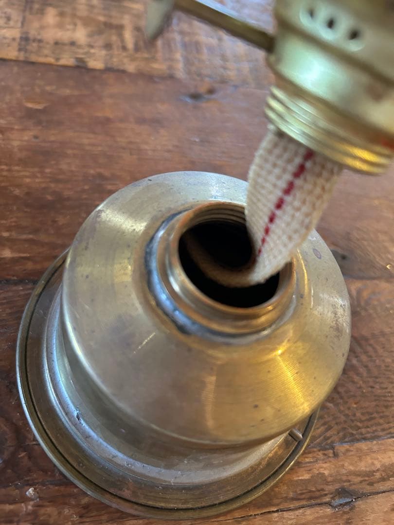 オイルランタン　アンカー　アンティーク　ランプ　真鍮