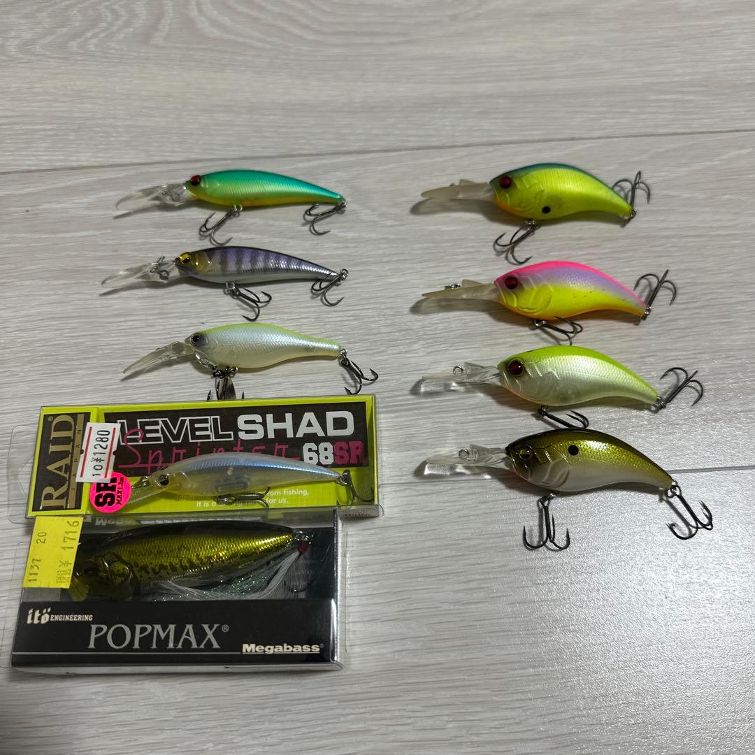 RAID JAPAN レベルクランク レベルシャッド　バス釣り引退セット