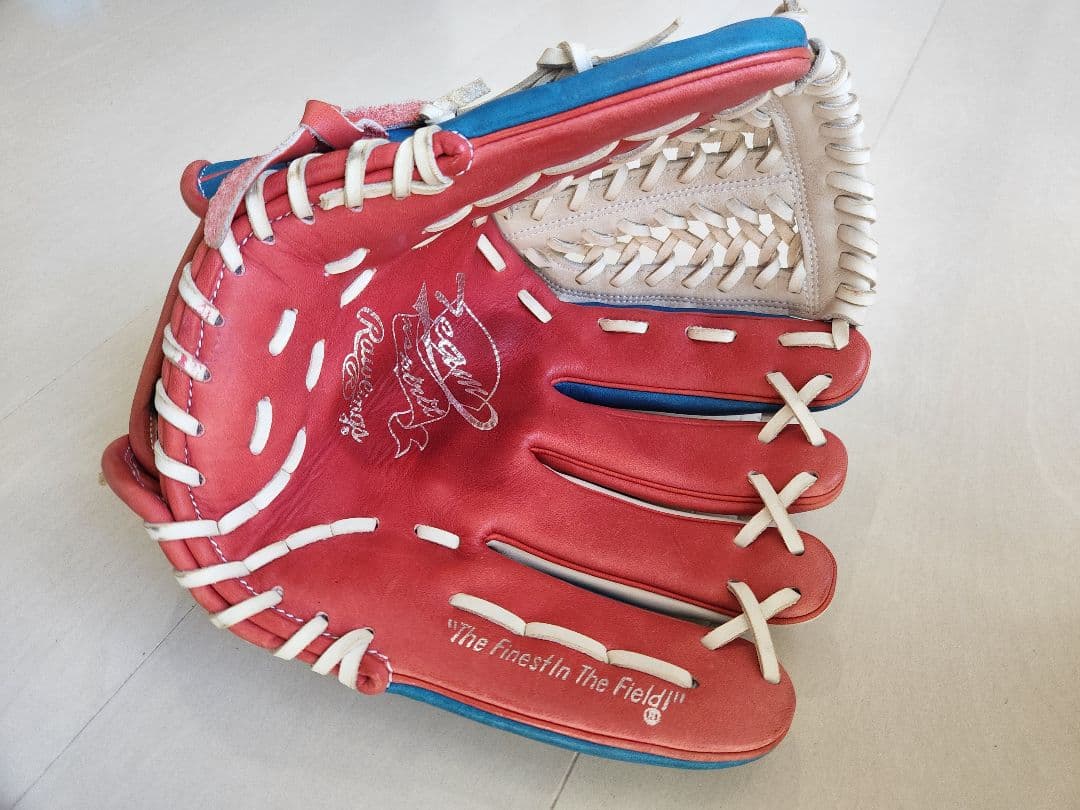 Rawlings 軟式グローブ Team 青/赤/白