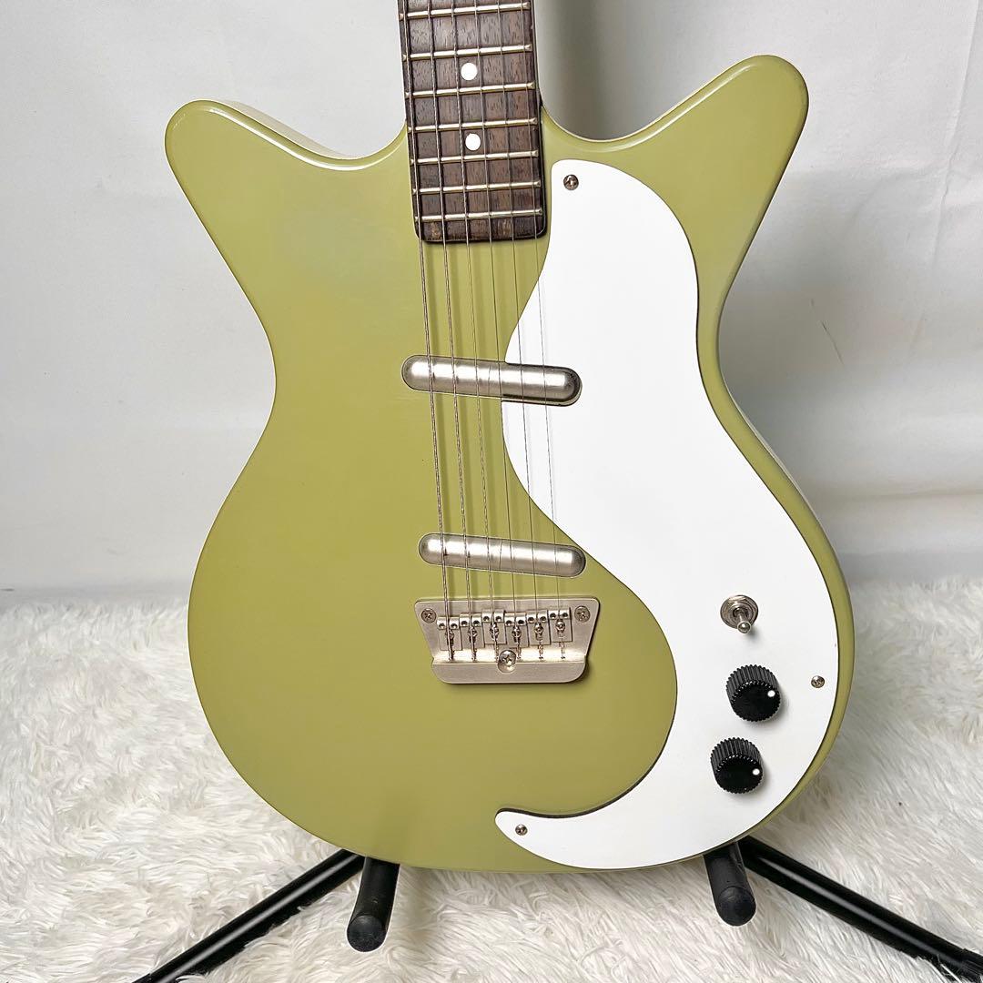 【良品】Danelectro 59DC Keen Green ケース付