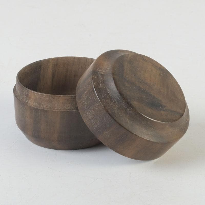 茶道具　黒柿製　雪吹　棗　V　9852