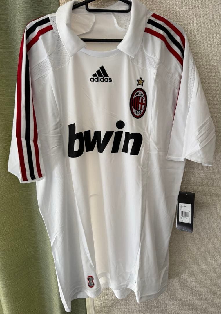 adidas アディダス ACミラン 2007-2008 アウェイユニフォーム