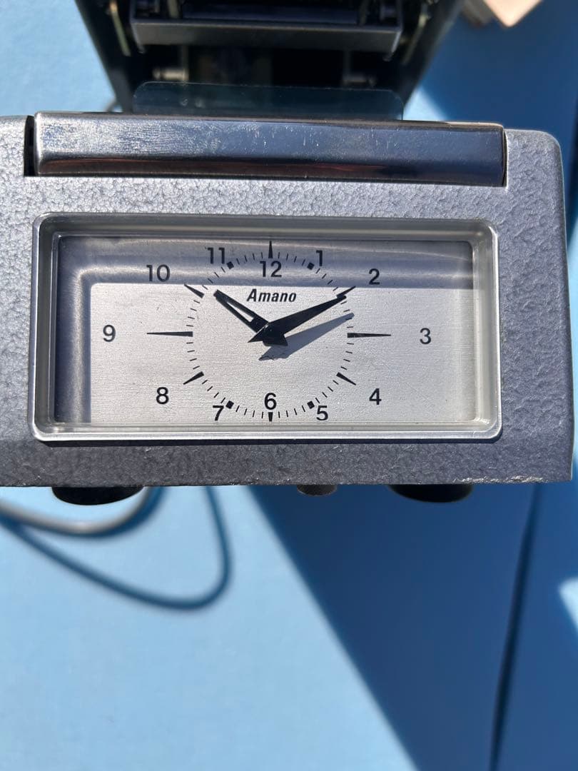 昭和レトロ　アマノ株式会社　タイムレコーダーモデル2640 実働品