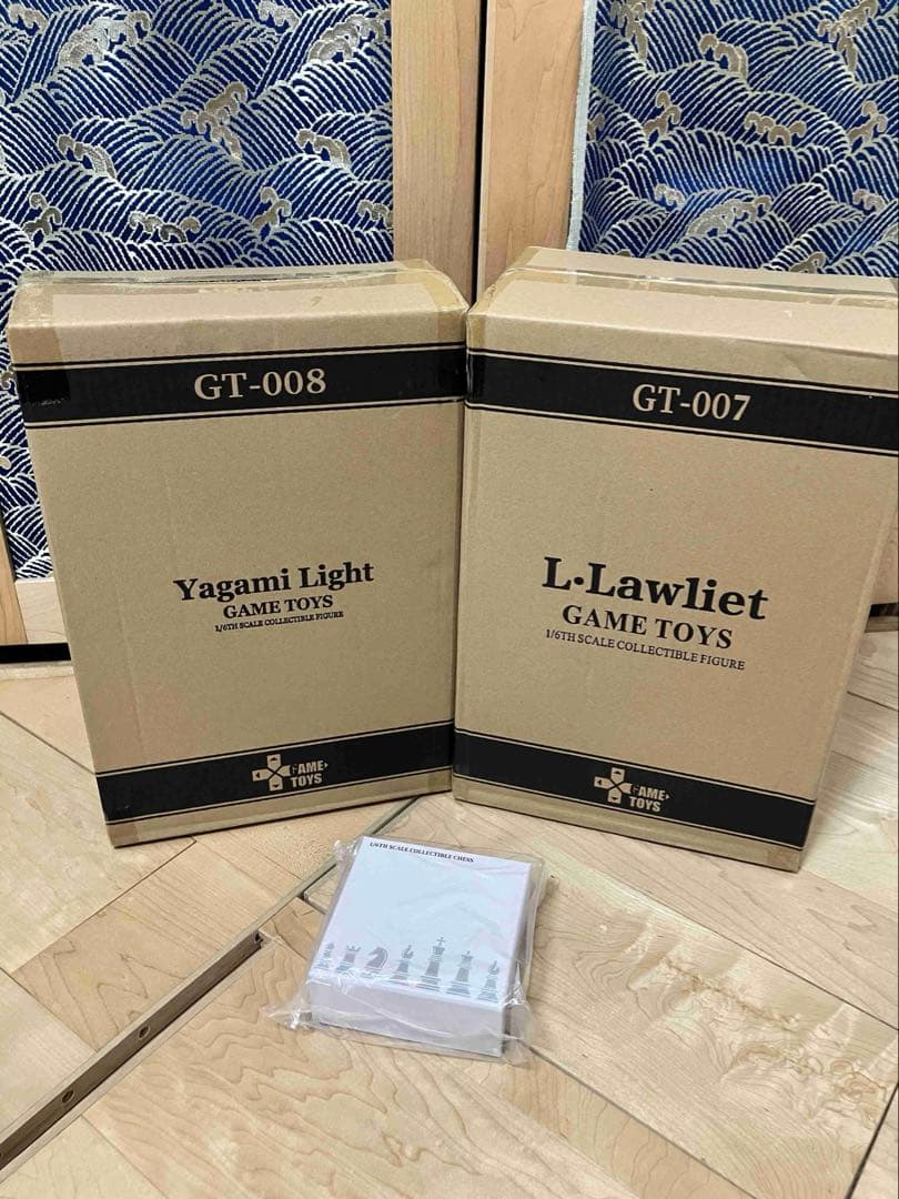 GAMETOYS GT-007 008 デスノート夜神月 Lエル2体セット特典付