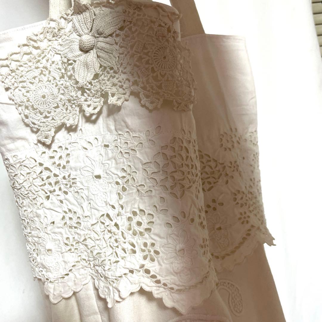 フランスアンティークシーツリメイクバック