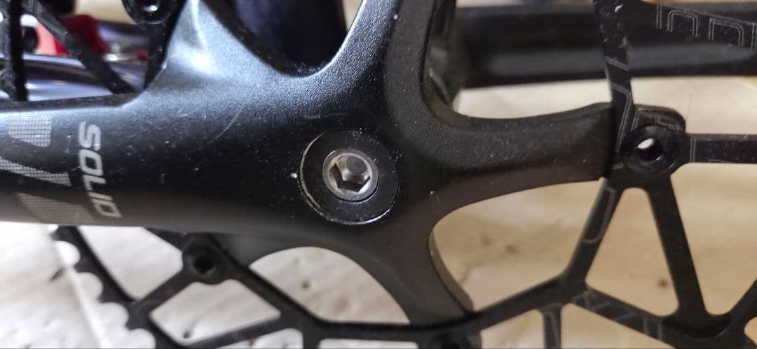 美品ターン スピードファルコ折りたたみ自転車フレーム 紺色