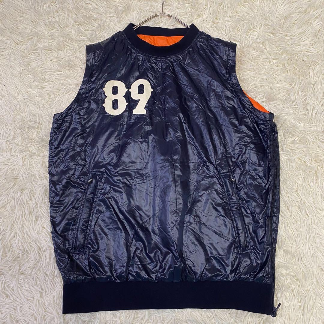 【美品✨】パーリーゲイツ 4way プルオーバー オレンジ ネイビー 5