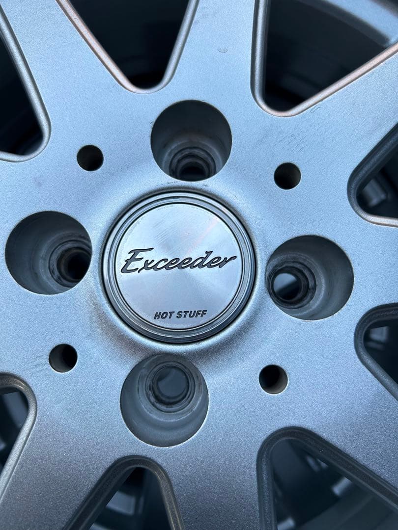 185/60R15 アルミセットHOT STUFF Exceeder