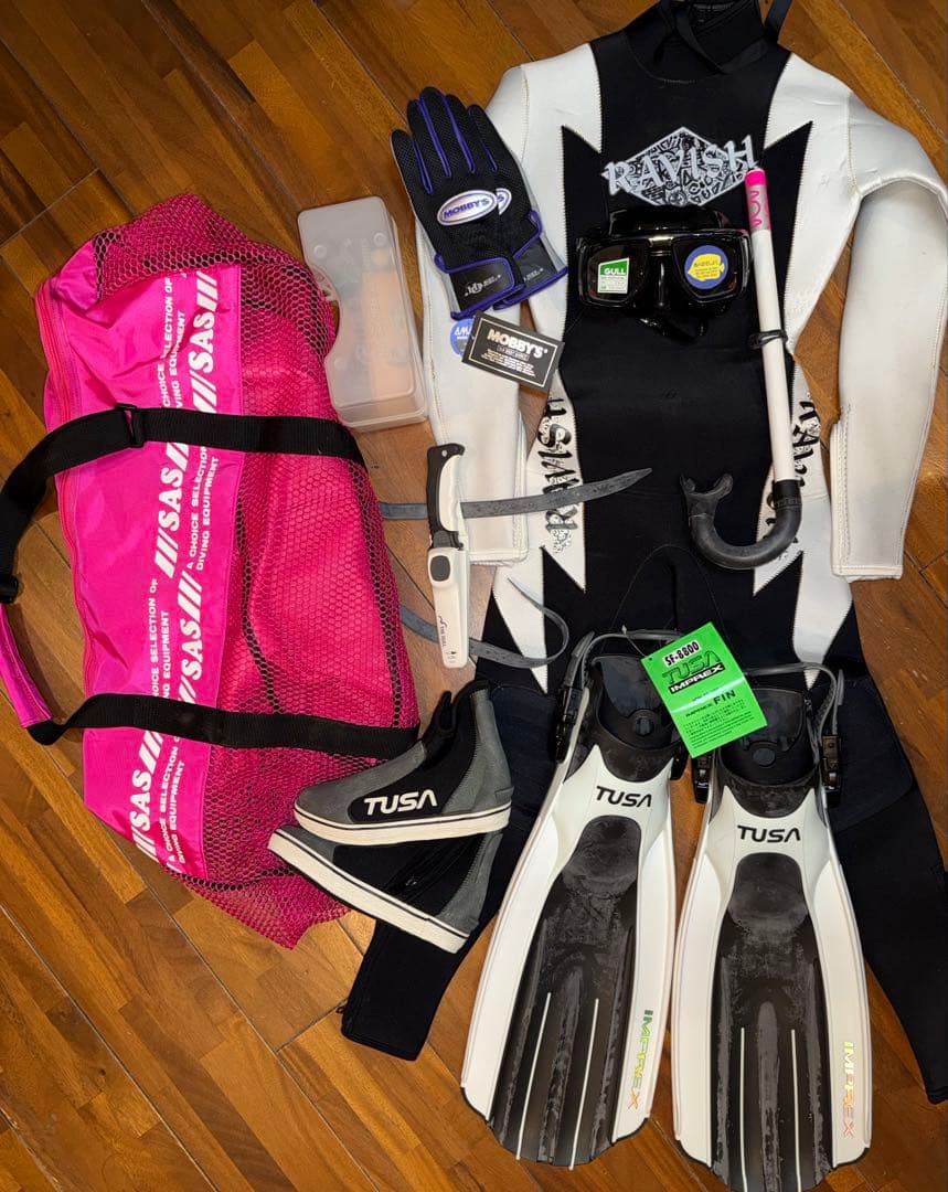 スキューバダイビング用具セット 未使用 レディース