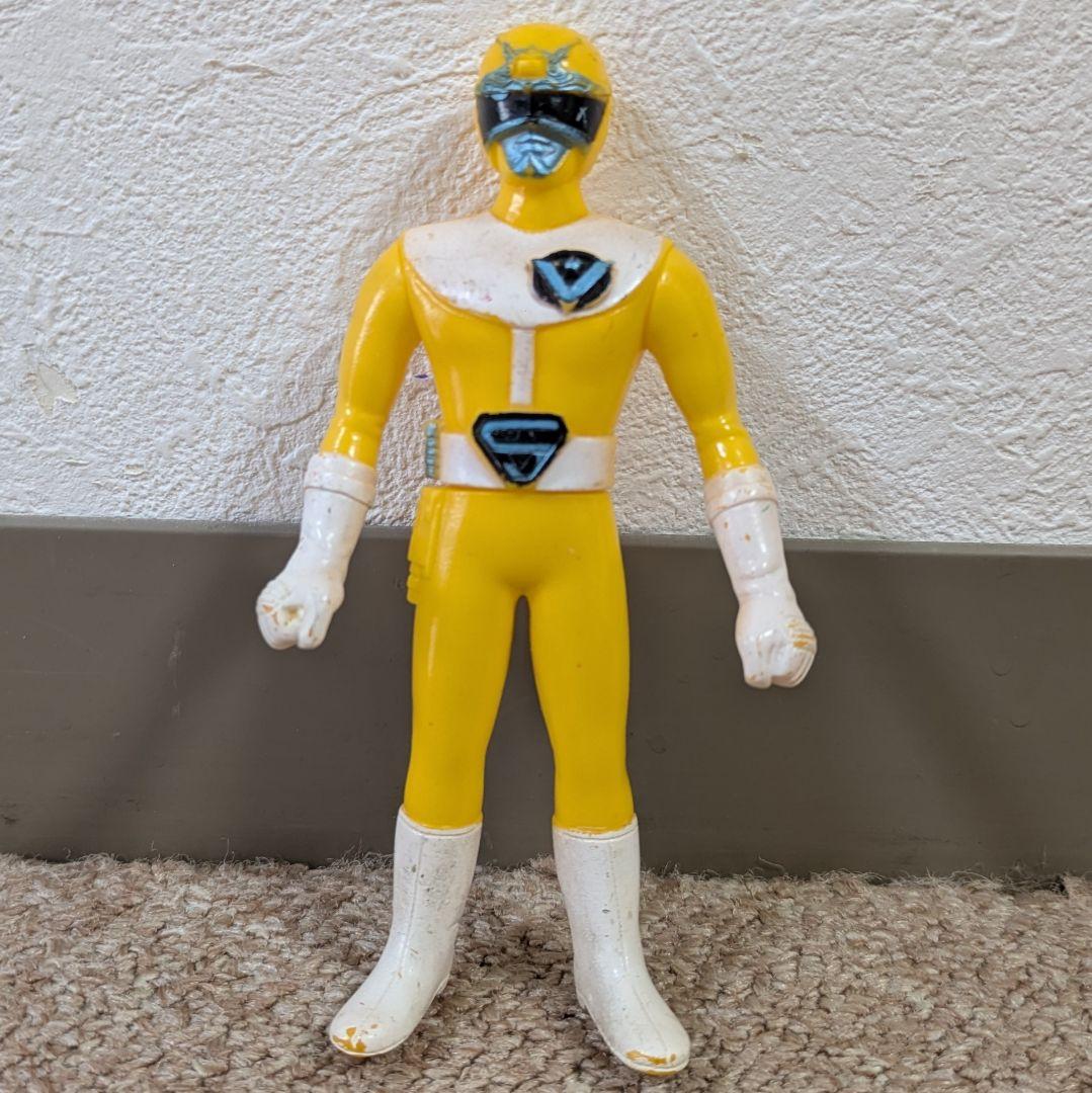 大戦隊　ゴーグルファイブ　ソフビ　ポピー　日本製　5体セット　昭和レトロ　戦隊