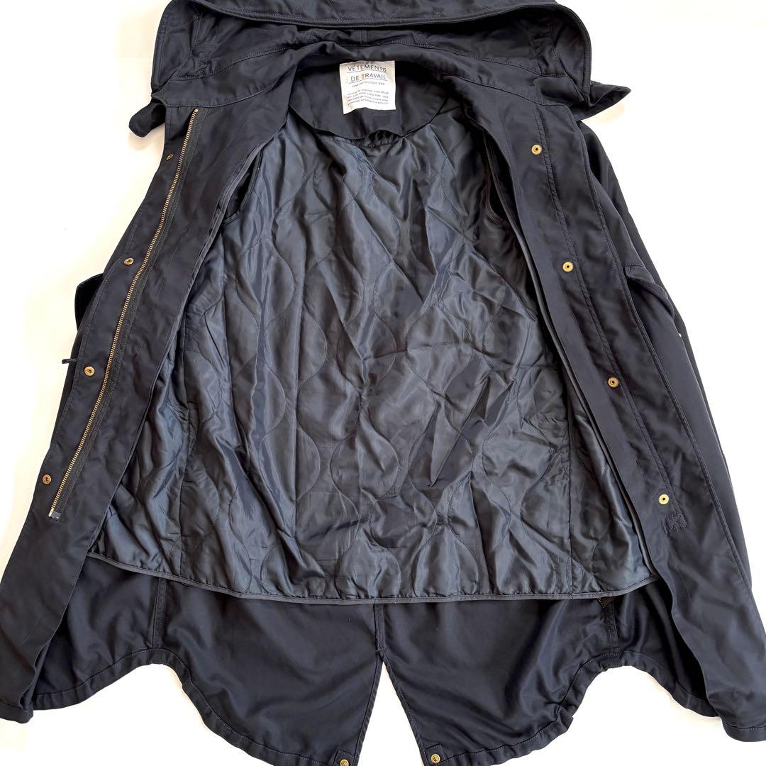 イエナ IENA C/TN テールモッズコート マウンテンパーカー ネイビー