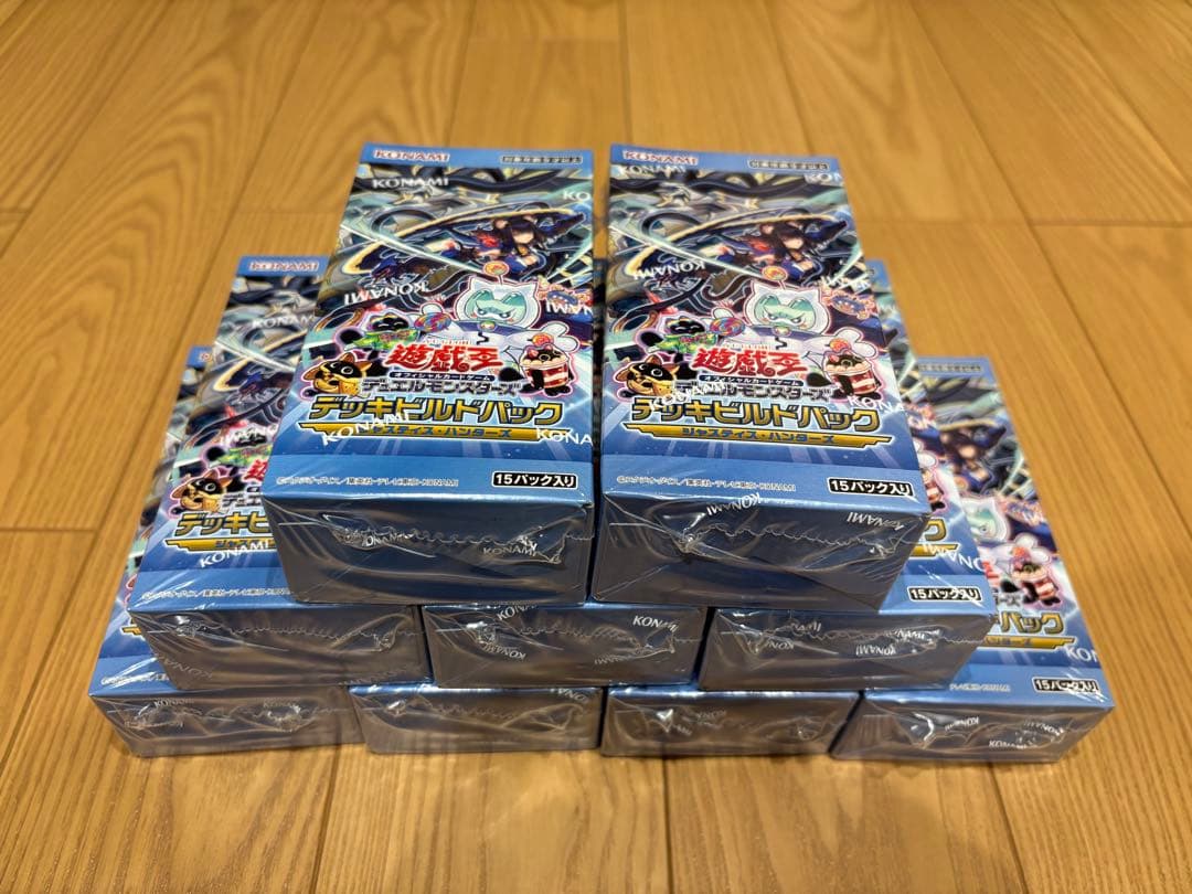 遊戯王OCG デッキビルドパック ジャスティスハンターズ 9BOXシュリンク付き