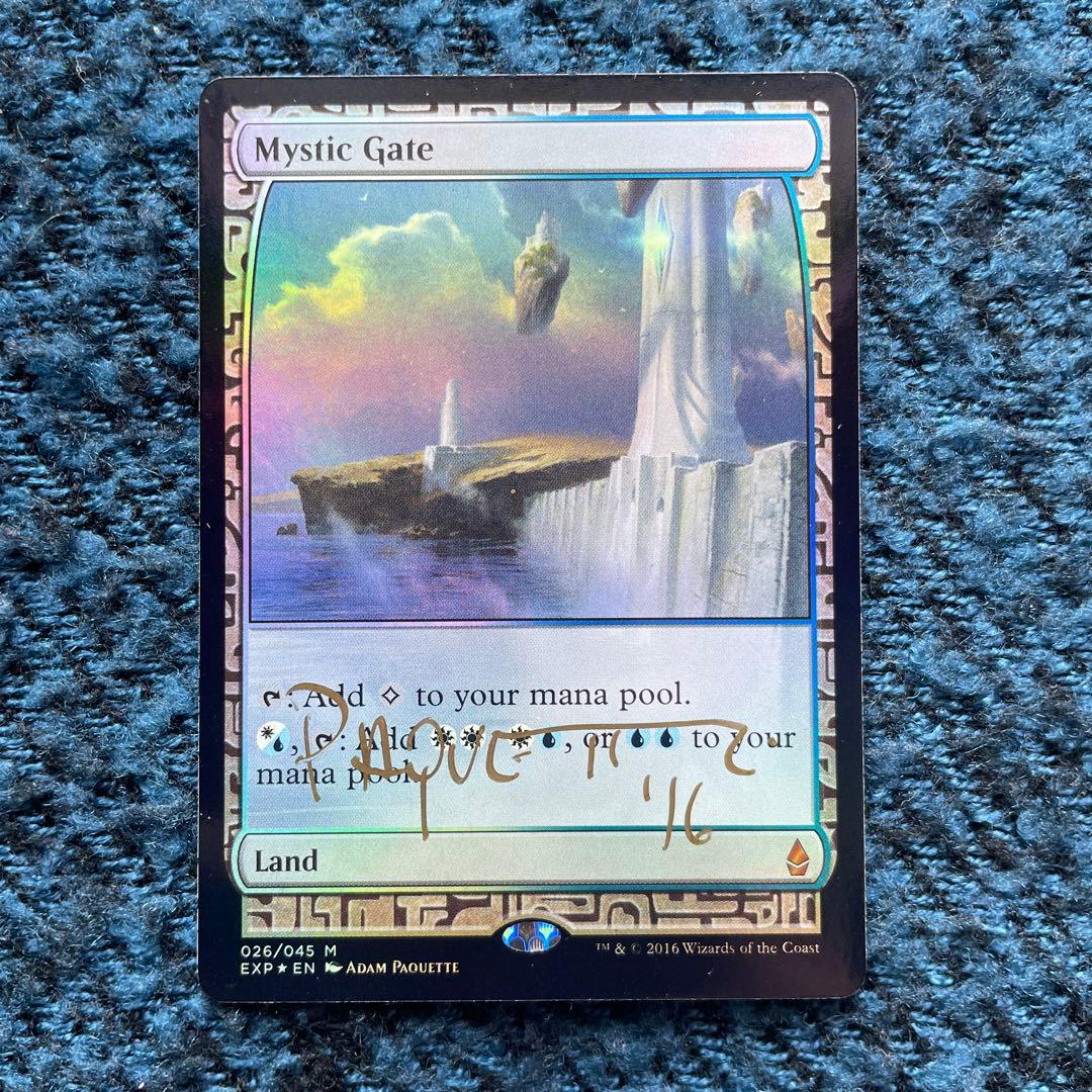 秘教の門　英語　FOIL　サインド　MTG 　EXP