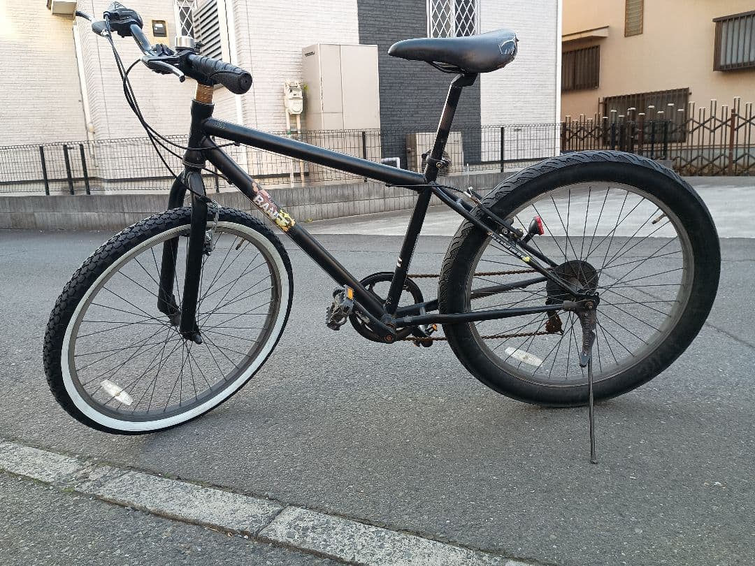 ファットバイクbanff 　26インチ　リア7段　ブラック