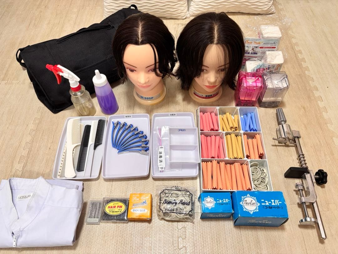 【美容師 国家試験 実技用具一式セット】2025年受験／一発合格／予備多数あり