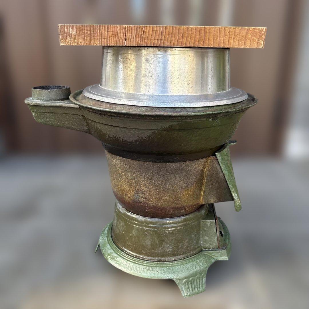 餅つき　福寿 カマド ＦＵＫＵＪＵ No3 鉄 かまど 釜戸 鋳物 釜