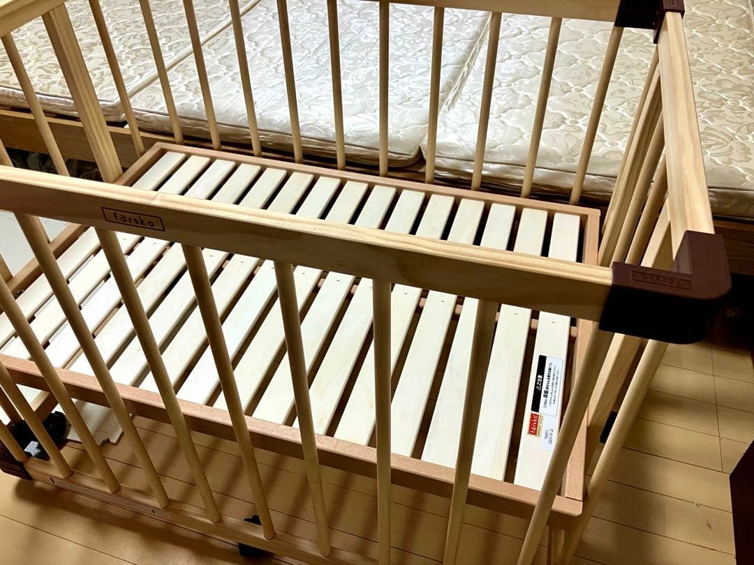 ファルスカ　ベビーベッド　ミニジョイントベッド　ネオ　farska neo