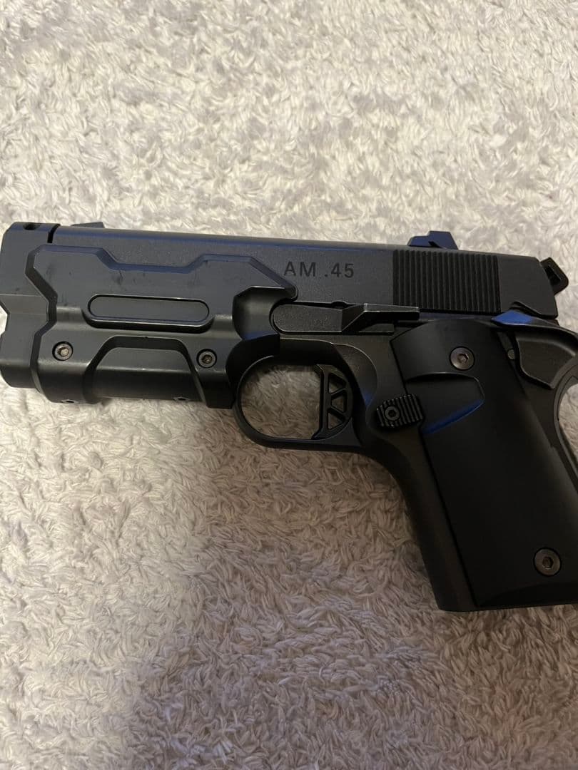 AM.45 ガスガン ブラック マガジン3本付き ガンゲイルオンライン 箱無し