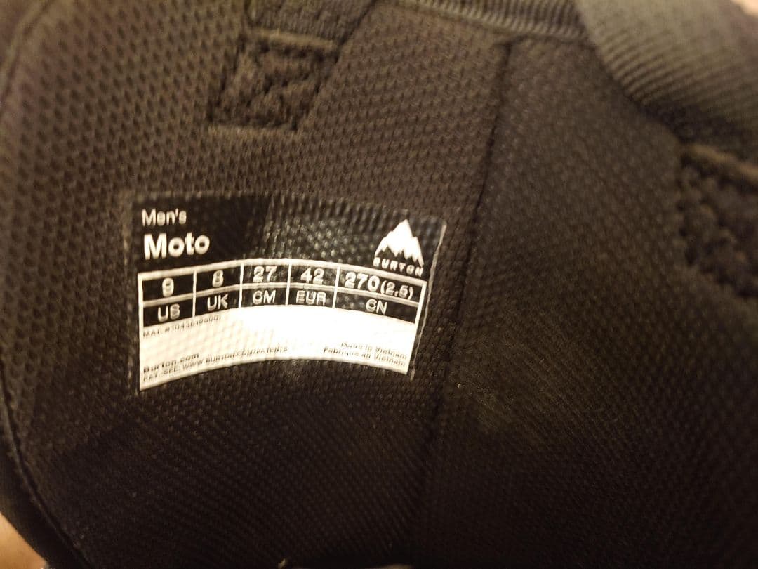 23‐24モデル Burton Moto メンズ スノーボードブーツ 27cm