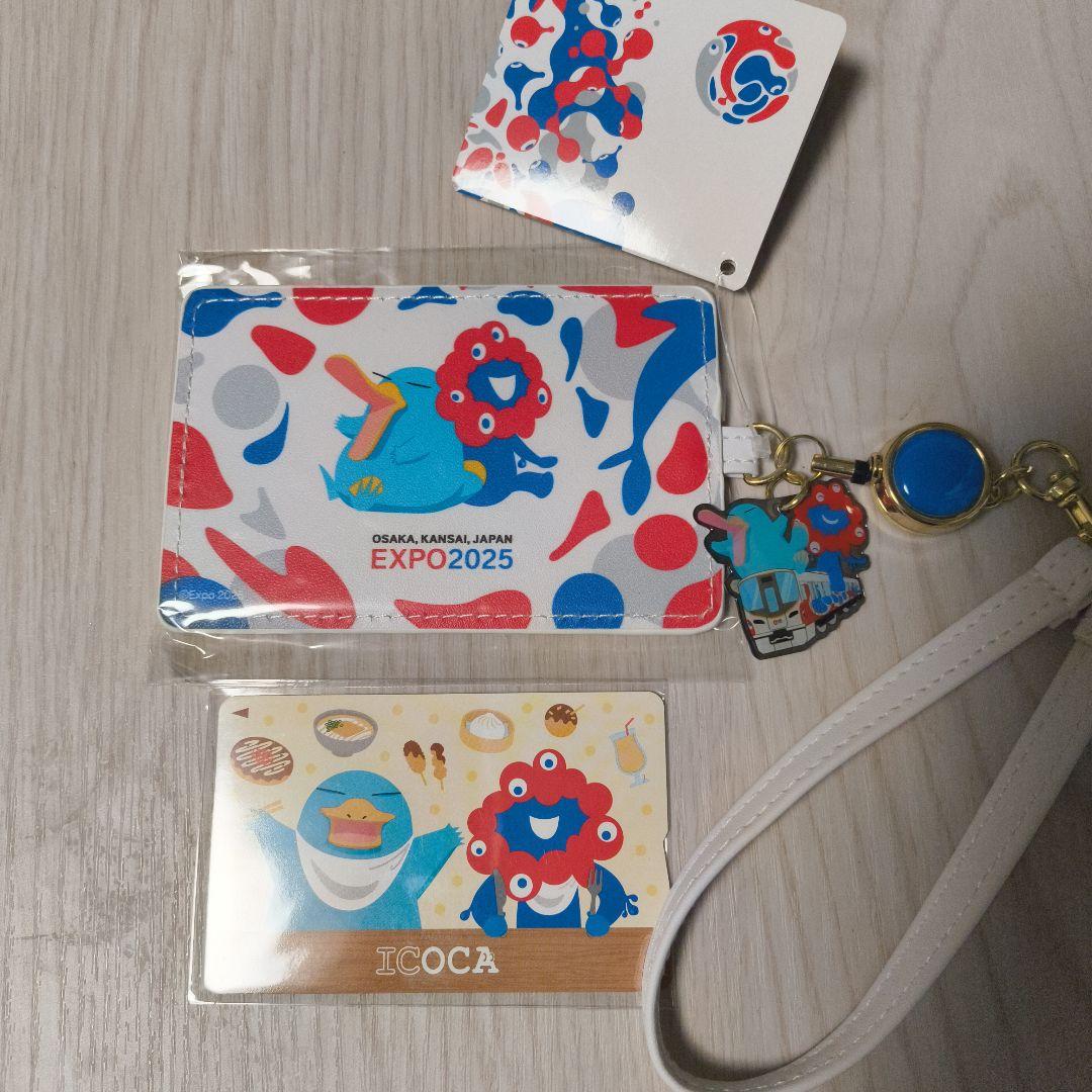 万博記念 ICOCA＋合皮パスケース
