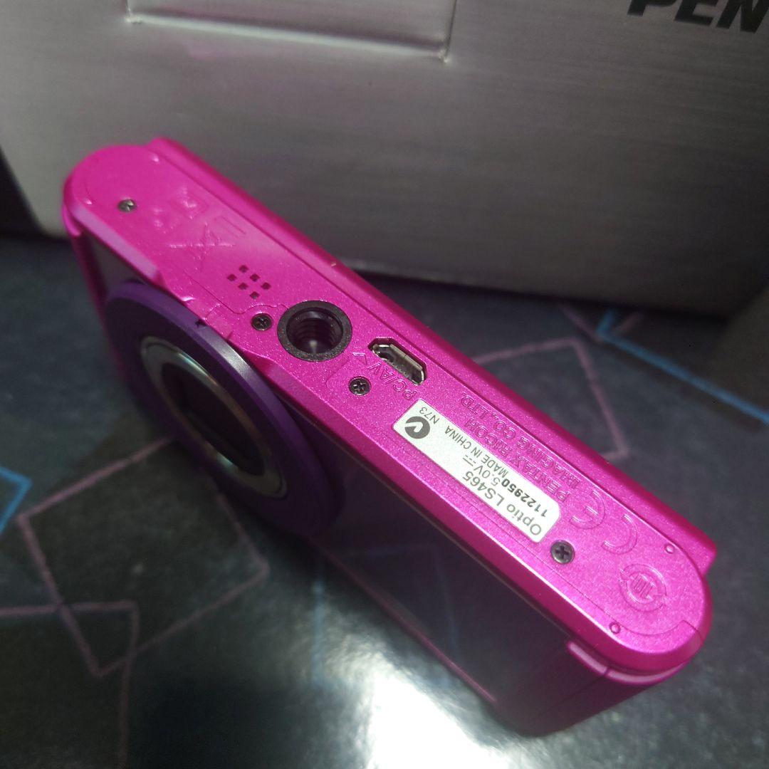 PENTAX Optio LS465 ピンク 16MP 5倍ズーム 新品未使用