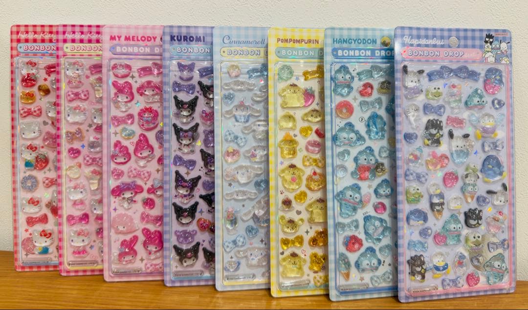 ボンボンドロップシール サンリオ 正規品 8種セット