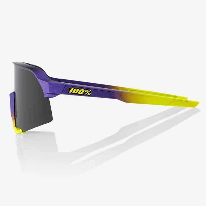 100% S3 パープル イエロー ワンハンドレッド サングラス