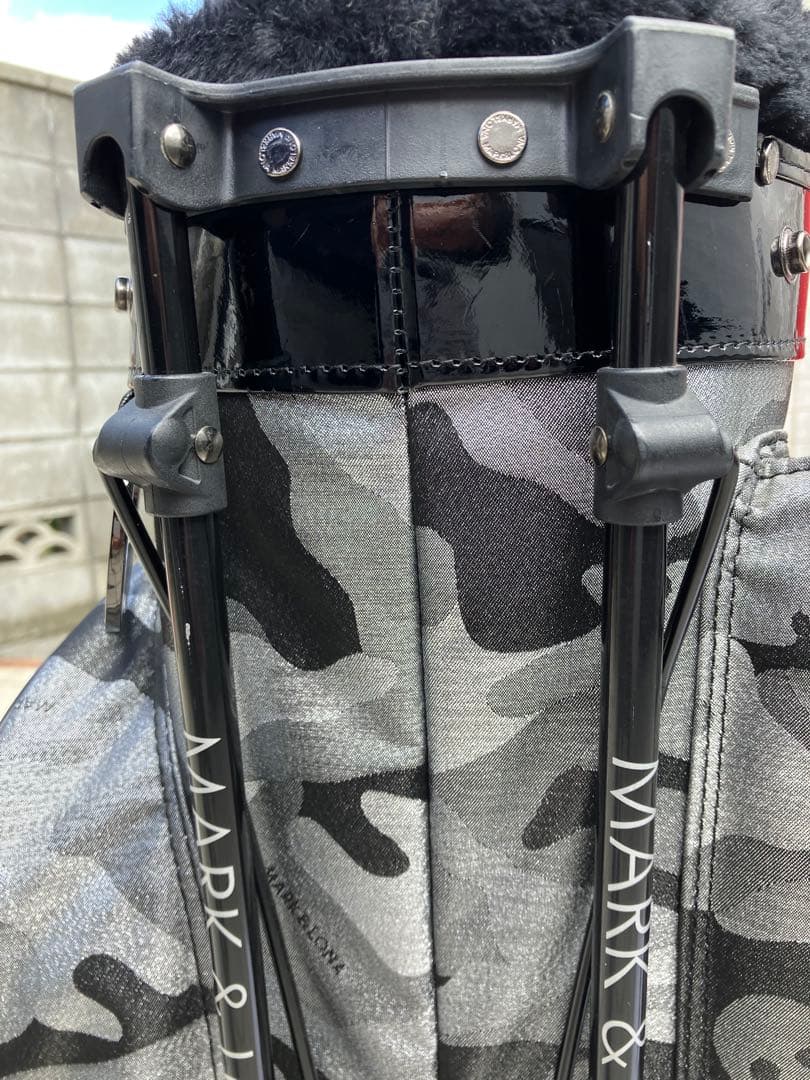 ★マーク&ロナ★ブラックカモ★スタンドキャディバッグ★