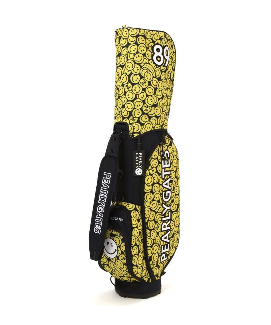 PEARLY GATES バナナPG SMILE柄軽量キャディバッグ (9型)