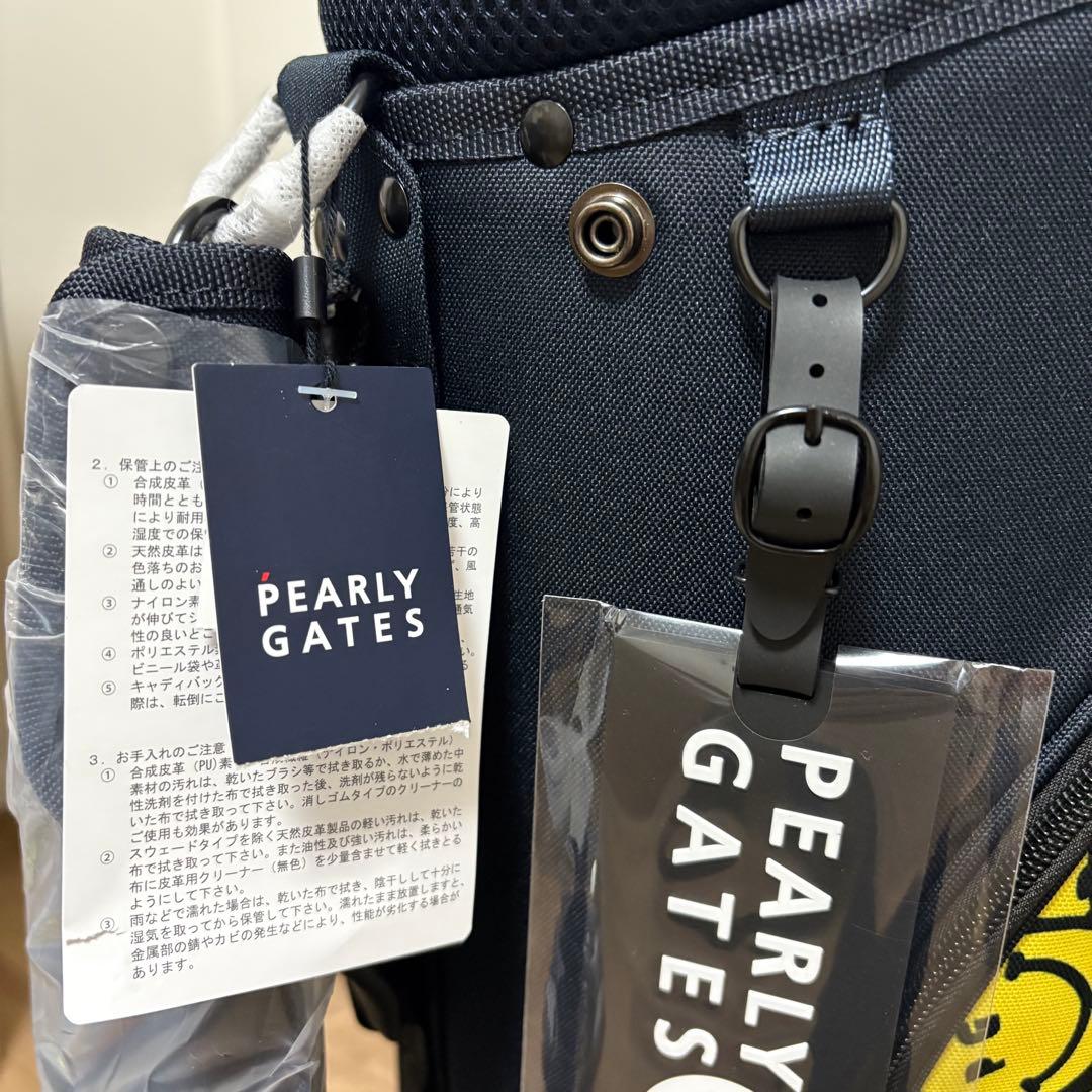 PEARLY GATES バナナPG SMILE柄軽量キャディバッグ (9型)