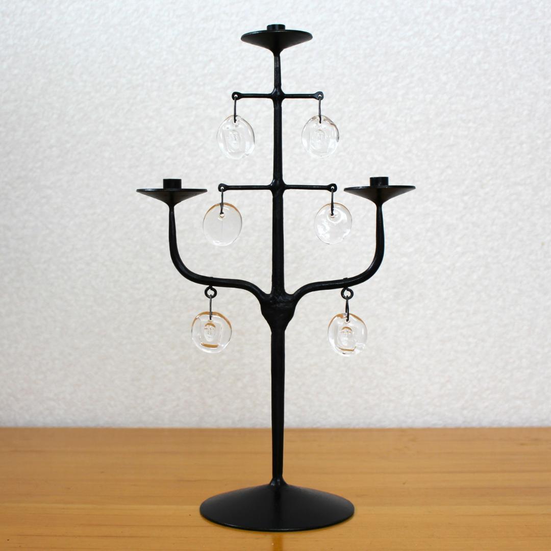 【刻印有】Erik Hoglund　エリックホグラン　ツリー型キャンドルスタンド