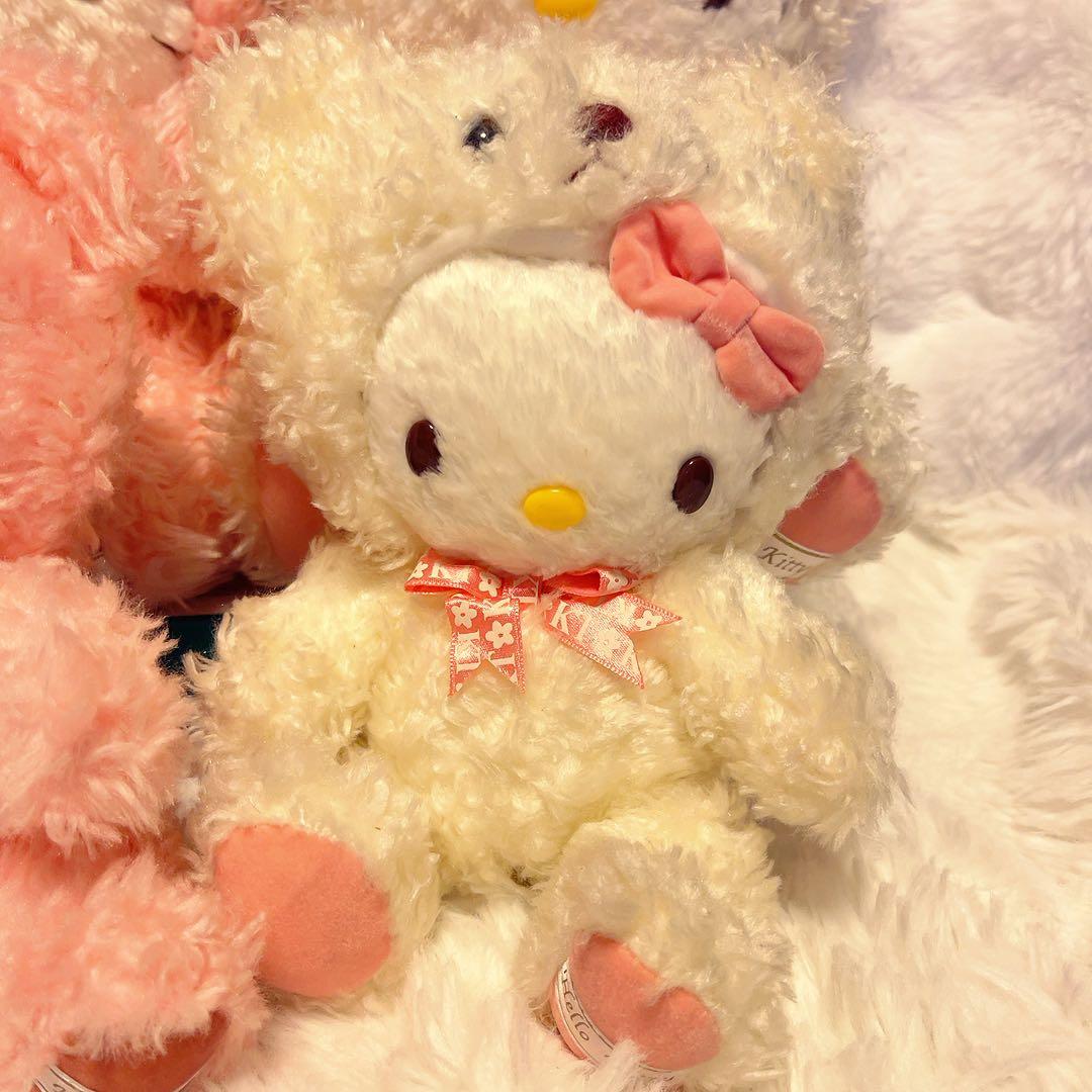 希少レア　ハローキティ　テディベア　キティベア　平成レトロ　2002年製