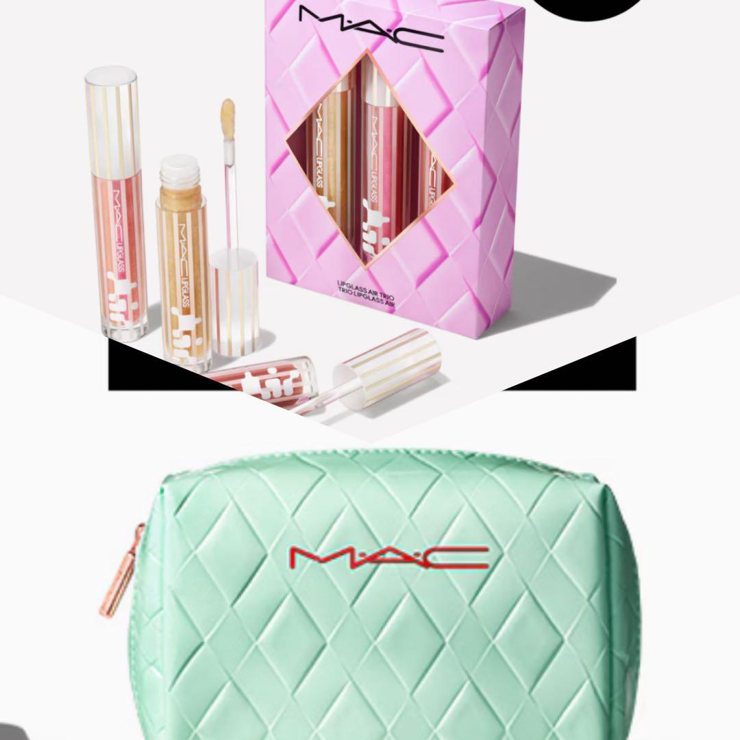 MAC ホリデーコレクション　グロス　エンスージアスト　リップガラス　ポーチ
