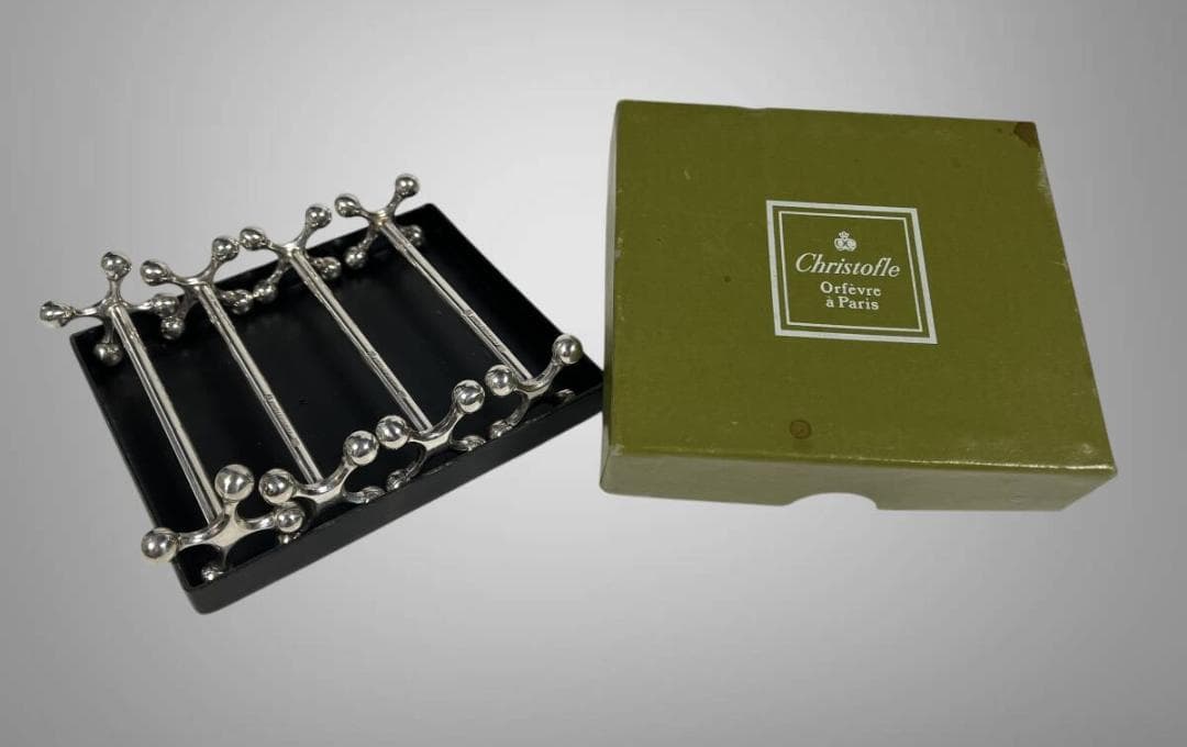 ★未使用美品★ クリストフル ブール ナイフレスト ４客セット #2