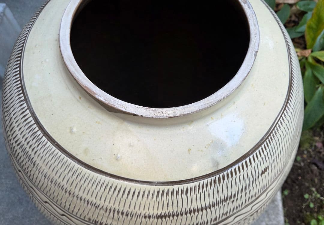 小鹿田焼 坂本茂木作 高さ55cm 大壺 民藝