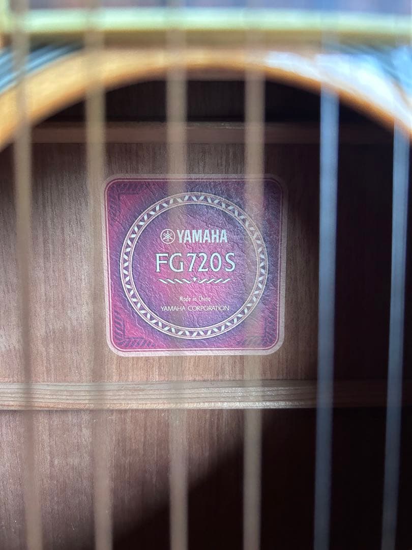 【美品】YAMAHA アコースティックギターFG720S