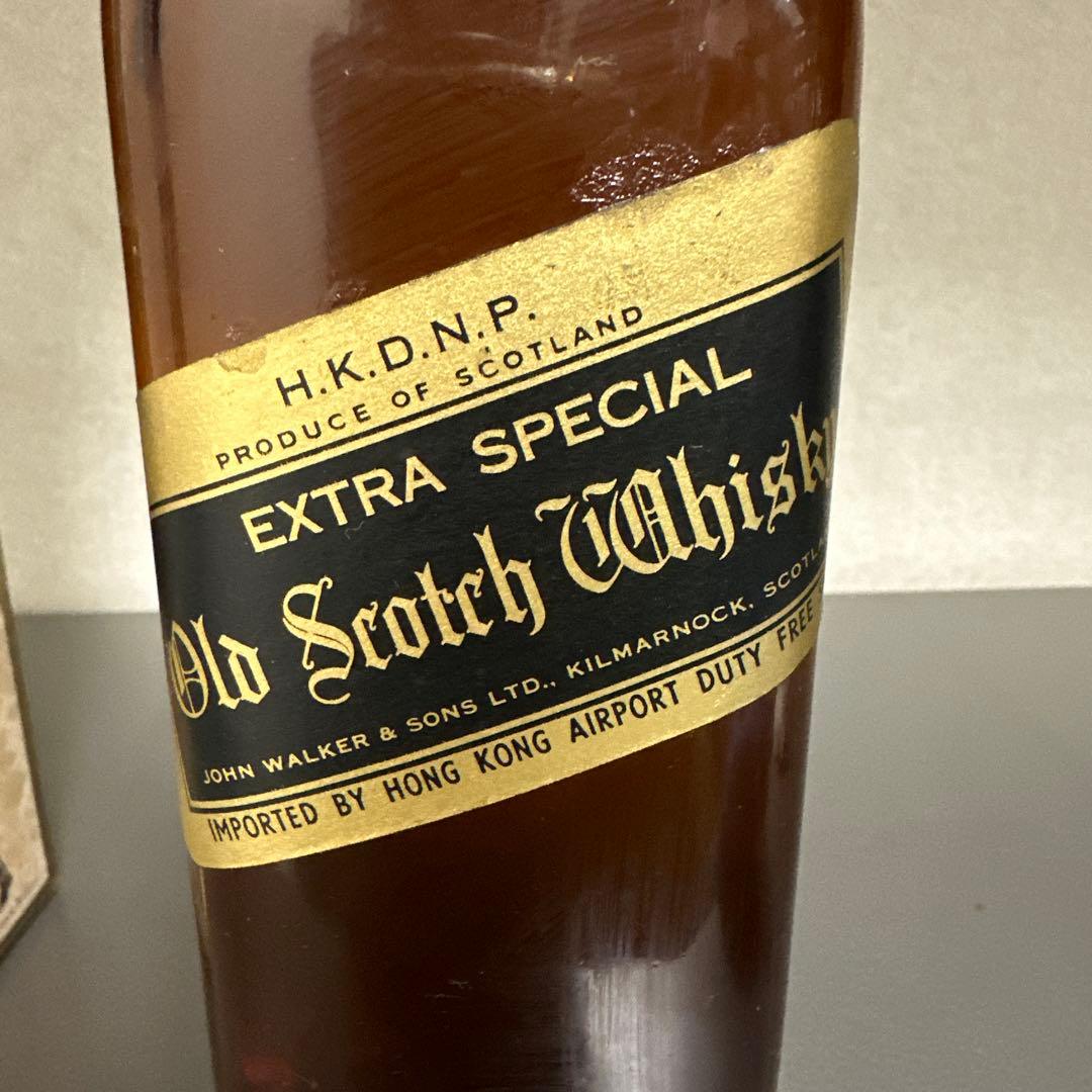 特級ジョニーウォーカーBLACK LABEL 760ml 白紋章 金キャップ