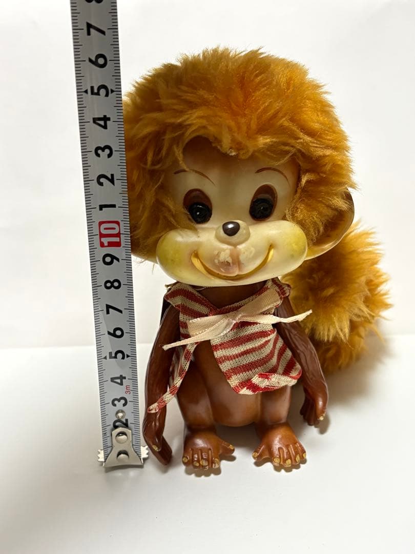 希少【セキグチ】昭和レトロ 猿 ソフビ ぬいぐるみ 当時物 ヴィンテージ