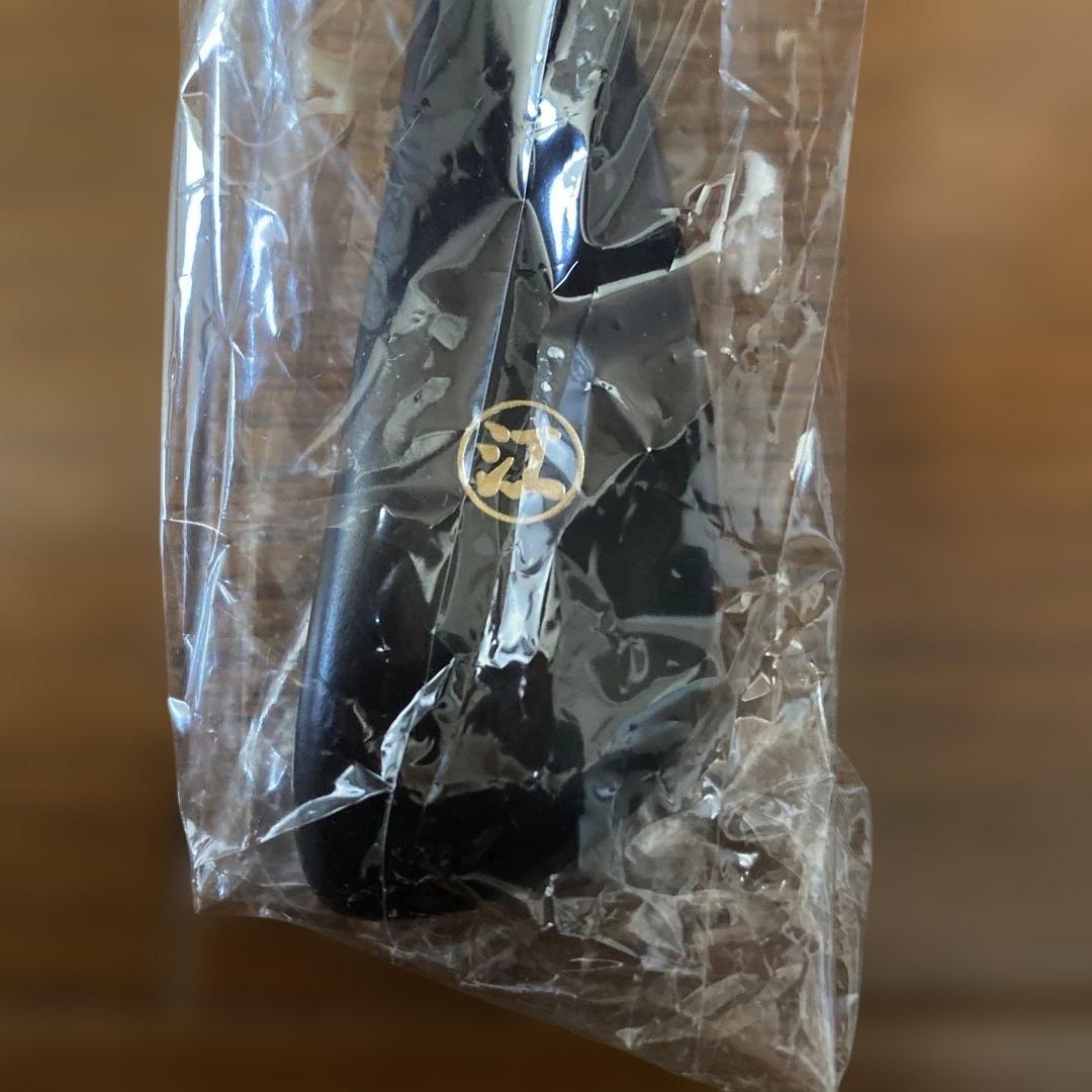 江戸屋　ブラシ　猪毛　ハンドル　黒檀　ヘアブラシ