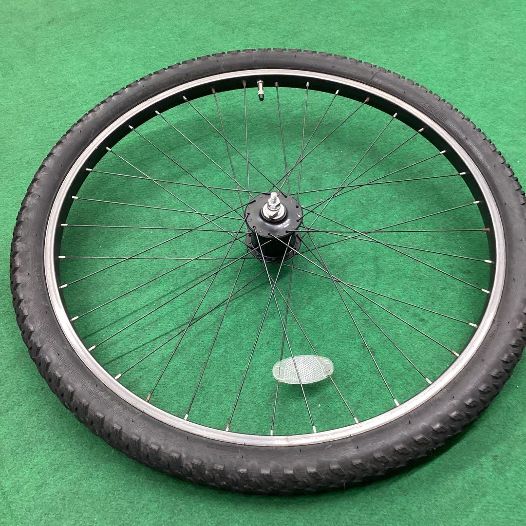 アルミリム 前輪 27.5×1.95 タイヤ付 27.5インチ　J2端子　オート