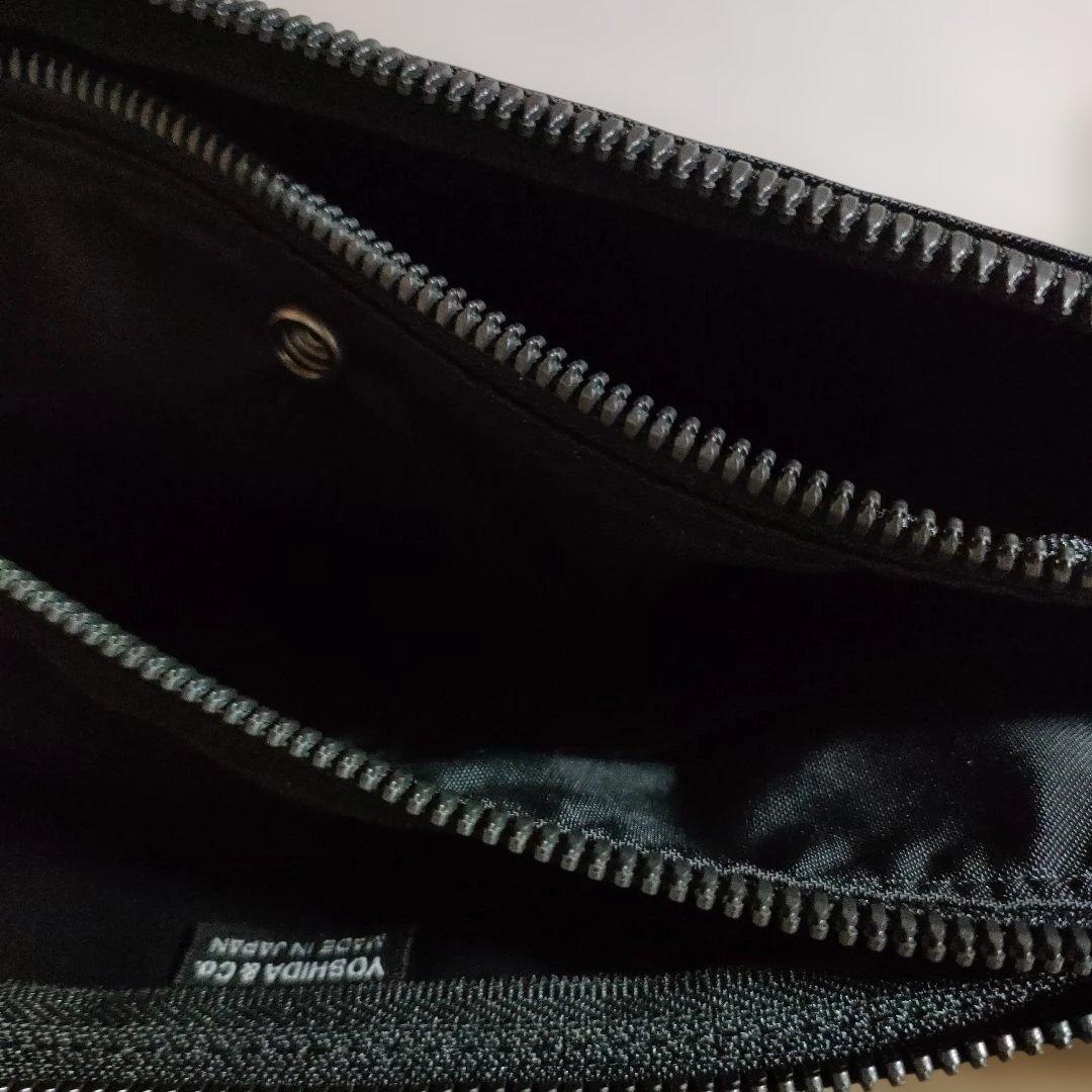 PORTER ショルダーバッグ ブラック　サコッシュ／黒／2層式