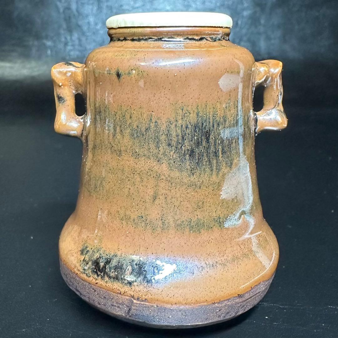 ★茶道具！古瀬戸 畠山肩衝写 茶入！本國寺切『笹田 仁史』作！共箱/仕覆/栞★