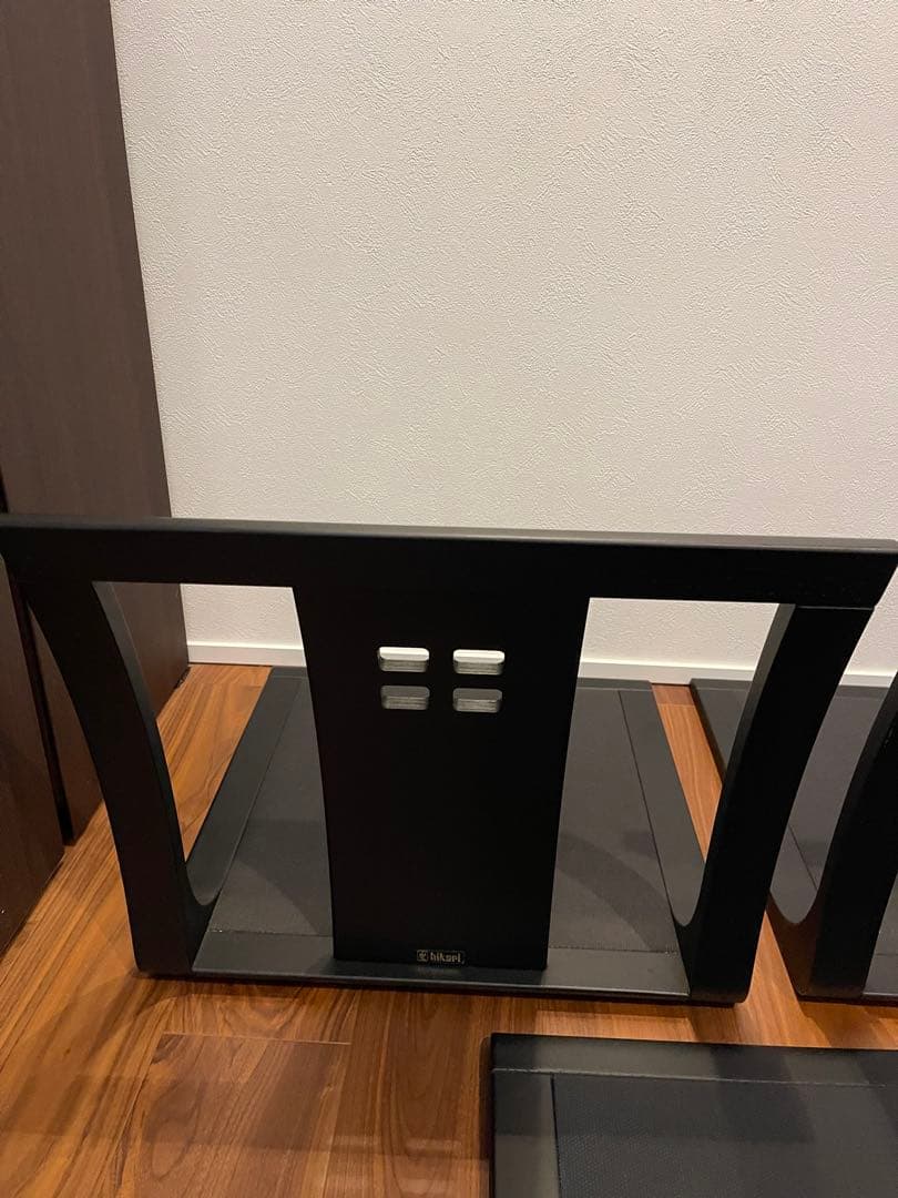 hikari 光製作所 木製座椅子 黒和モダン 旅館　和室　三脚セット