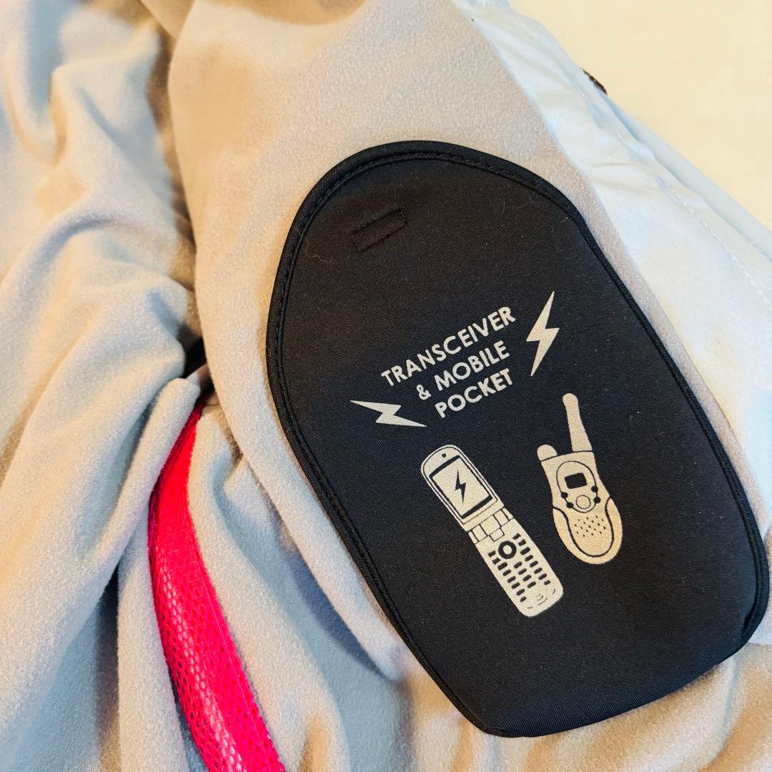 ESTIVO スキーウェア ジャケット M スノボウェア FOXファー 水色