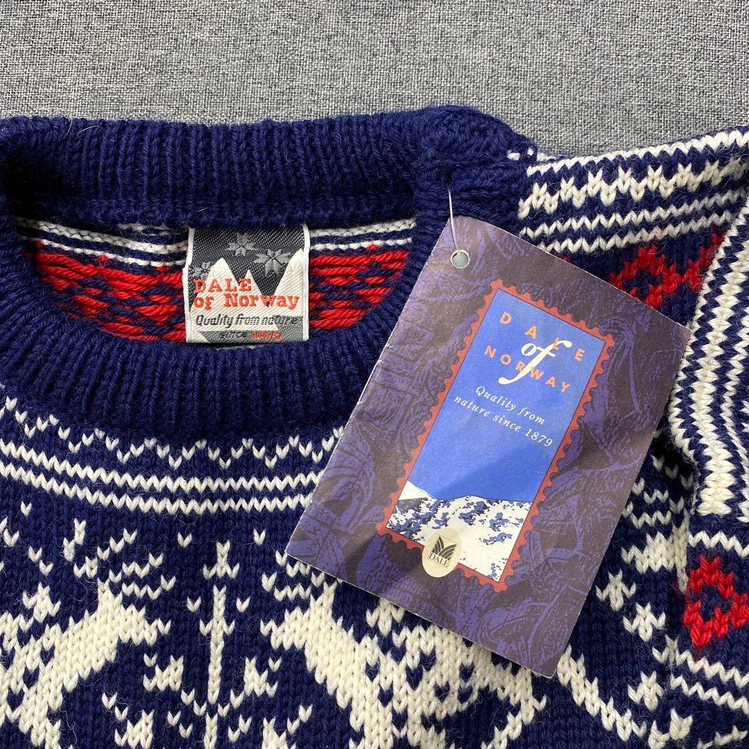 N434◯ 新品 DALEOFNORWAY ノルディック柄 ニット L